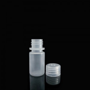 HDPE/PP Wide-mouth 15ml Plastic Reagent Bottles, Nature/White/Brown