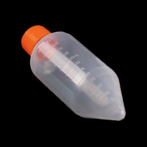 Skruelåg Konisk Transparent Centrifugeflaske 175 225 250 500ml uden enzym uden pyrogen