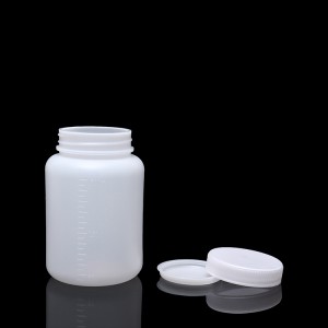 plastic reagent bottles, HDPE ,wide mouth , 8ml~1000ml, white