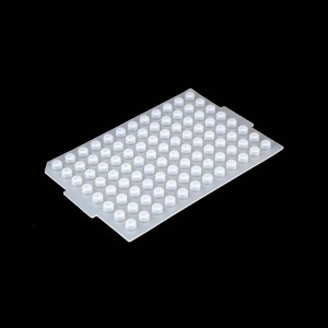 Pellicola sigillante monouso da 96 pozzetti utilizzata sulla piastra PCR
