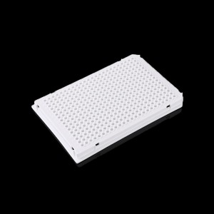 PCR plate , 384well, 40ul, white color