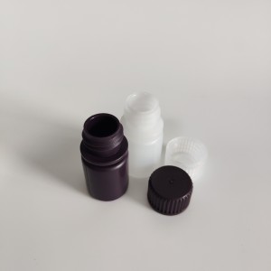 plastic reagent bottles, HDPE , wide mouth, 8ml~1000ml, brown