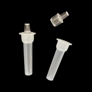 sampling extraction tube, scoket cap , natural, 2ml