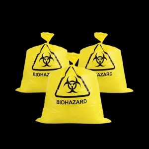 autoclavable medical waste bag , customized size,customized label