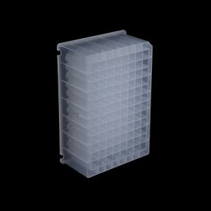 Обновлив дизајн за лабораториска употреба Тркалезна плоча со длабок бунар во форма U Пластична плоча со 96 бунари