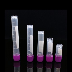 cryo vials, freezing tube, external threaded, 1ml/2ml/3ml/4ml/5ml