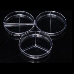Vase Petri sterile rotunde din plastic PS Lab din plastic de unică folosință