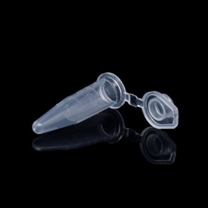0.5ml snap cap conical bottom centrifuge tube for lab use