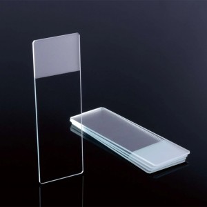 Polished float glass microscope slide, 90°
