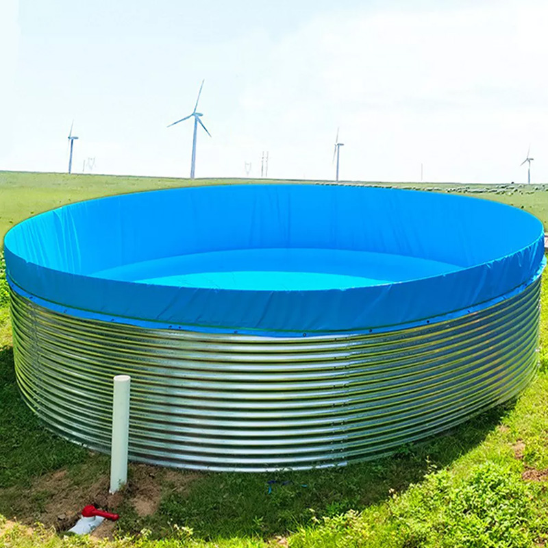 Fish Farming Round Steel Water Tank Featured Image