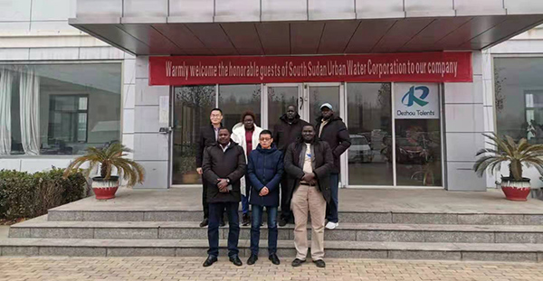 Welcome Customers from South Sudan to Visit Our Company!