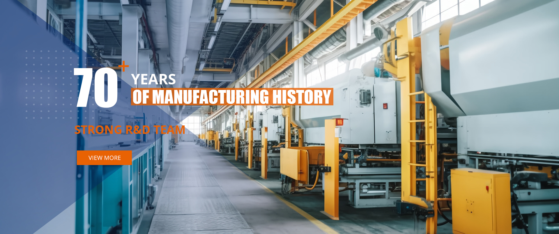 70+ Years of Manufacturing History