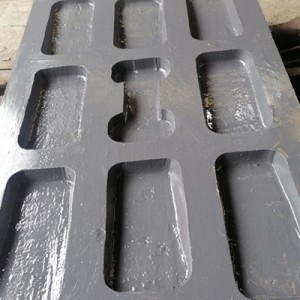 Casting Movable and Fixed Jaw Plate for Metal Jaw Crusher Spare Parts