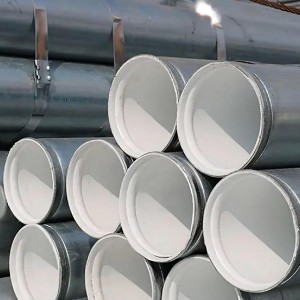 ASTM A795 Galvanized plastic lined steel pipe