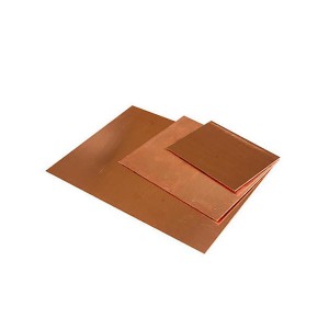Copper plates for industrial and construction purposes