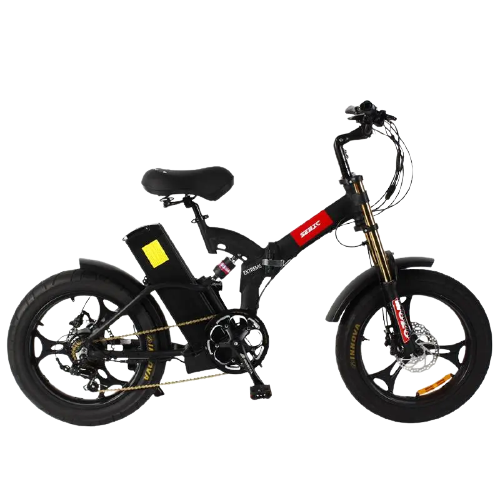 SEBIC 20″ 48V 350W rear motor 15Ah 7 speed folding fat electric bike（Model：BEF-20SF-E）