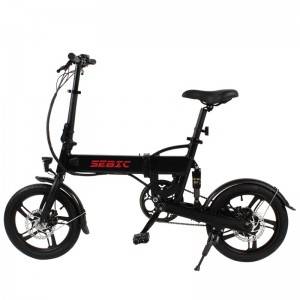 SEBIC 16″ 36V 250W rear motor 7.5Ah single speed folding electric bike（Model：BEF-16SM）
