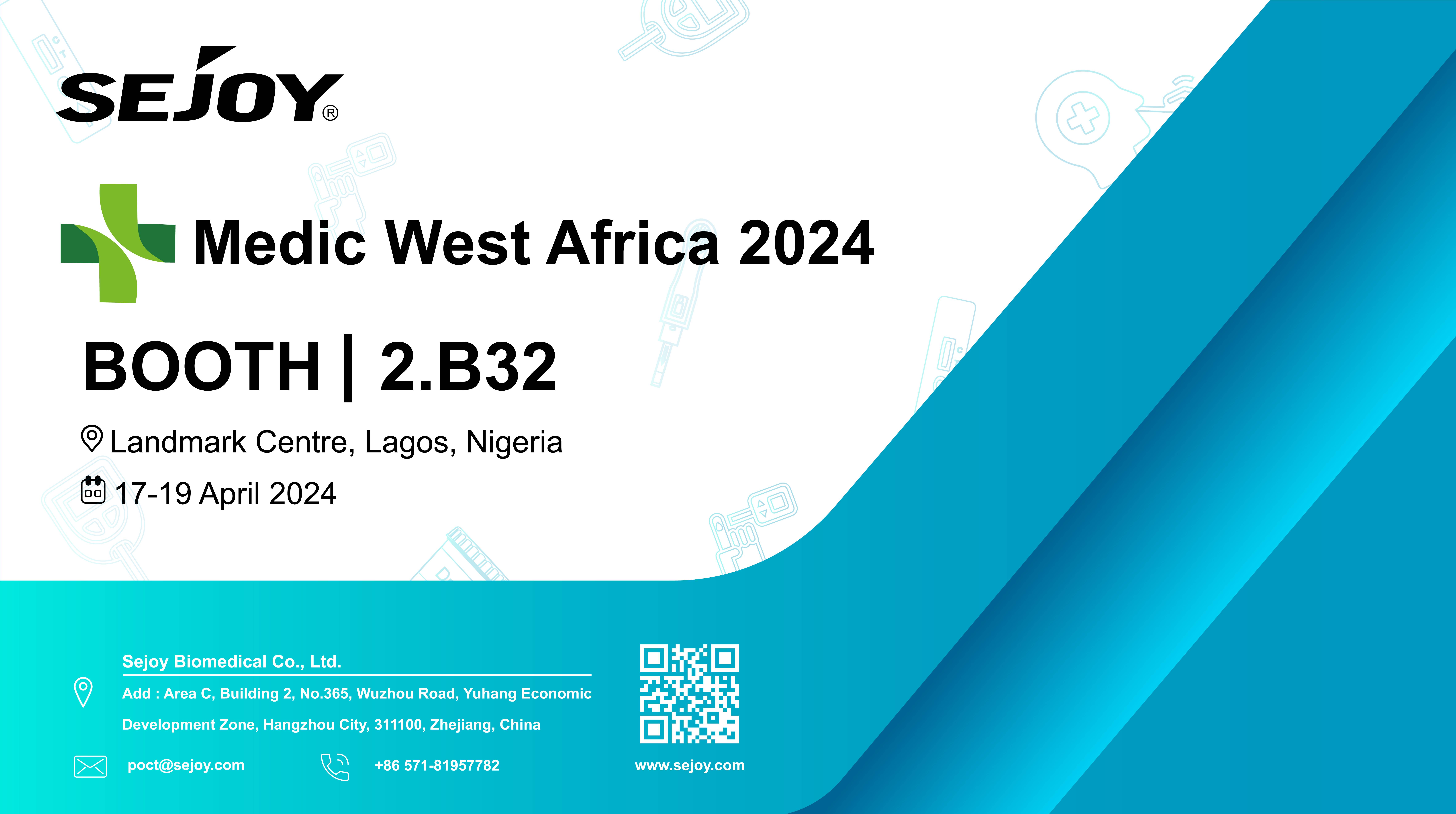 Get ready to participate in our Medic West Africa Exhibition in Nigeria!