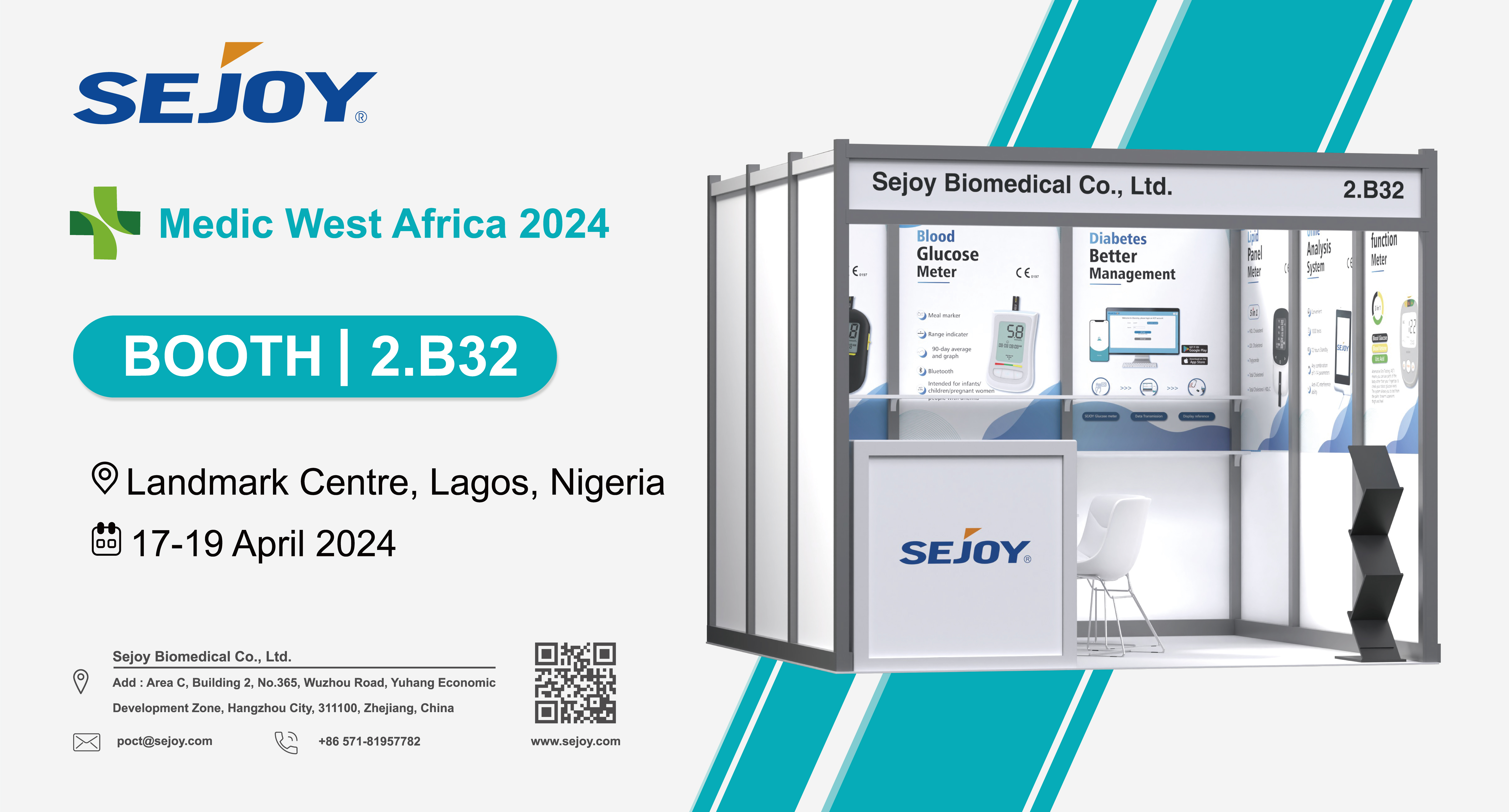 Medic West Africa 2024, Sejoy Biomedical welcomes you!