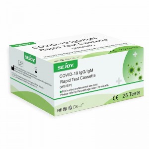 Cheapest Factory Infectious Diseases Coronavirus Antigen Test - COVID-19 lgG/IgM Rapid Test Cassette – Sejoy