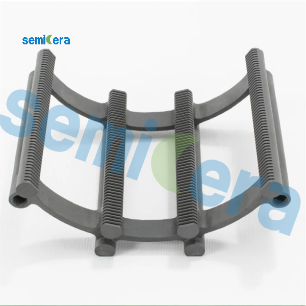 Semiconductor silicon carbide crystal boat carrier/holder