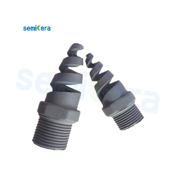 High temperature resistant silicon carbide nozzles can be customized