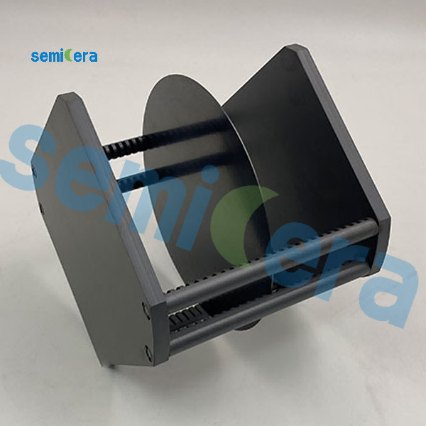 Custom silicon carbide semiconductor wafer boat carrier/holder