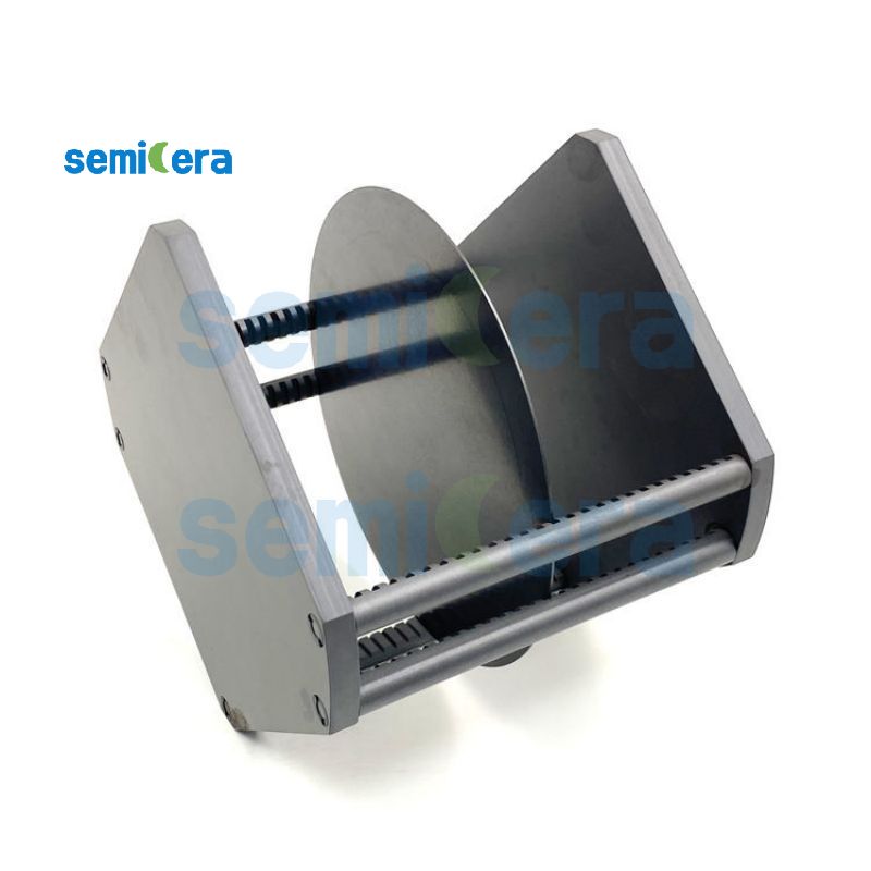 Custom silicon carbide semiconductor wafer boat carrier/holder