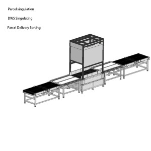 ODM Parcel Singulator Dimensioning Weighing Scanning Conveyor Dws Equipment