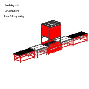 Parcel Singulator And Sorting System Singulator Conveyor For Warehouse Logistic Packages