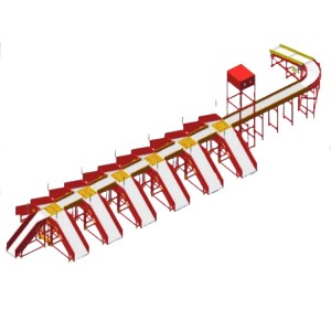 Conveyor Belt Sorting System Dimensioning Weighing Scanning Conveyor