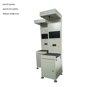 Parcels Cartons Sorting System Dimension Scanner Custom Dynamic Dimensioning Weighing Scanning