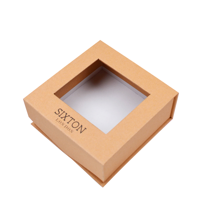 Customize Logo Book Style Packaging Box Magnetic Lid Box with Clear Window