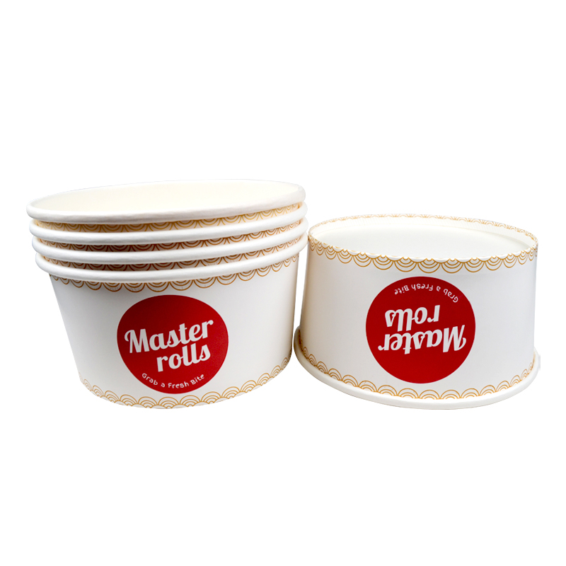 Eco-Friendly Recycle Food Hot Soup Packaging Container Paper Bowls
