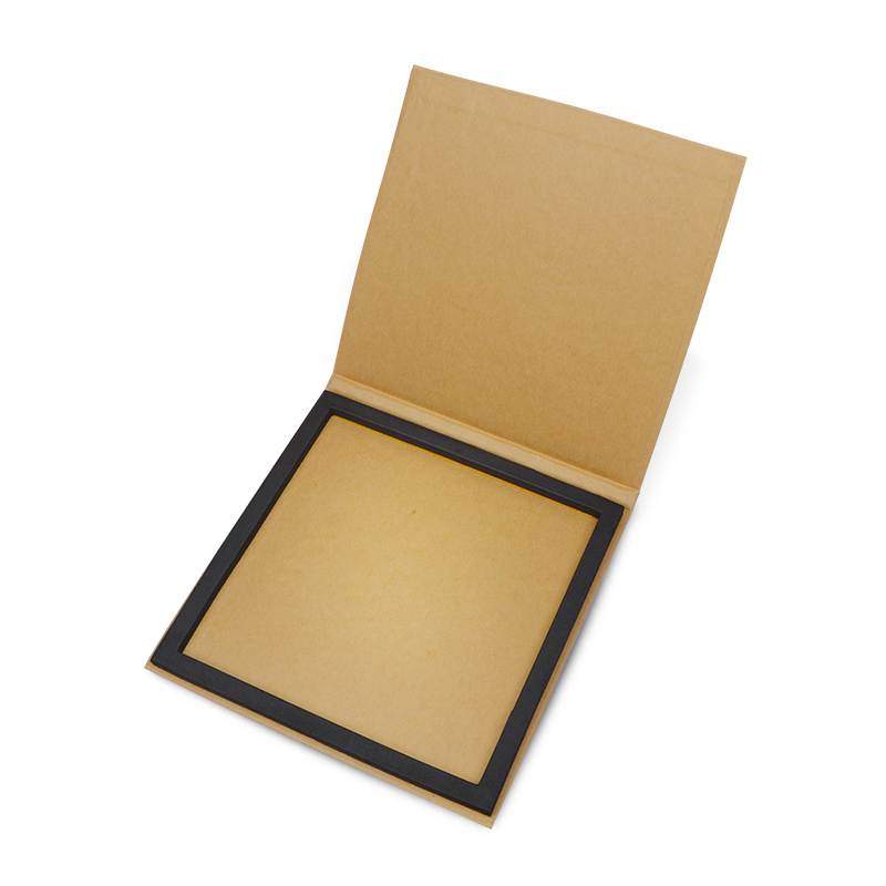 Square Kraft Cardboard Box, Brown Kraft Box for Jewelry, Mini Cardboard Box