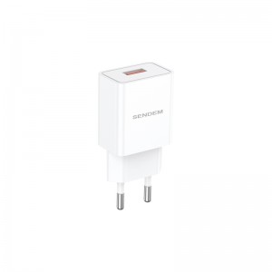 OG30-Energy series EU-kontakt 2.1A en USB väggladdare