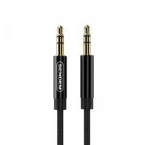 A01-3.5mm plug għal 3.5mm plug aux cable
