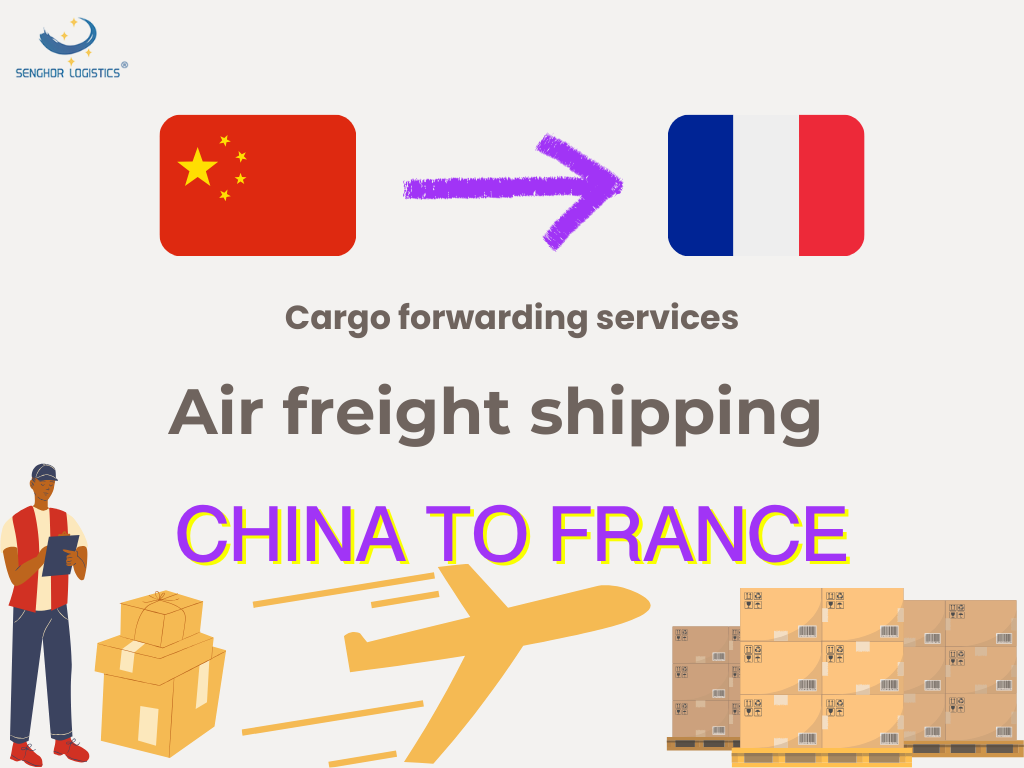 Cargo forwarding services air freight shipping from China to France by Senghor Logistics