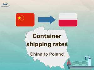 Container shipping rates from China to Poland cargo freight service by Senghor Logistics
