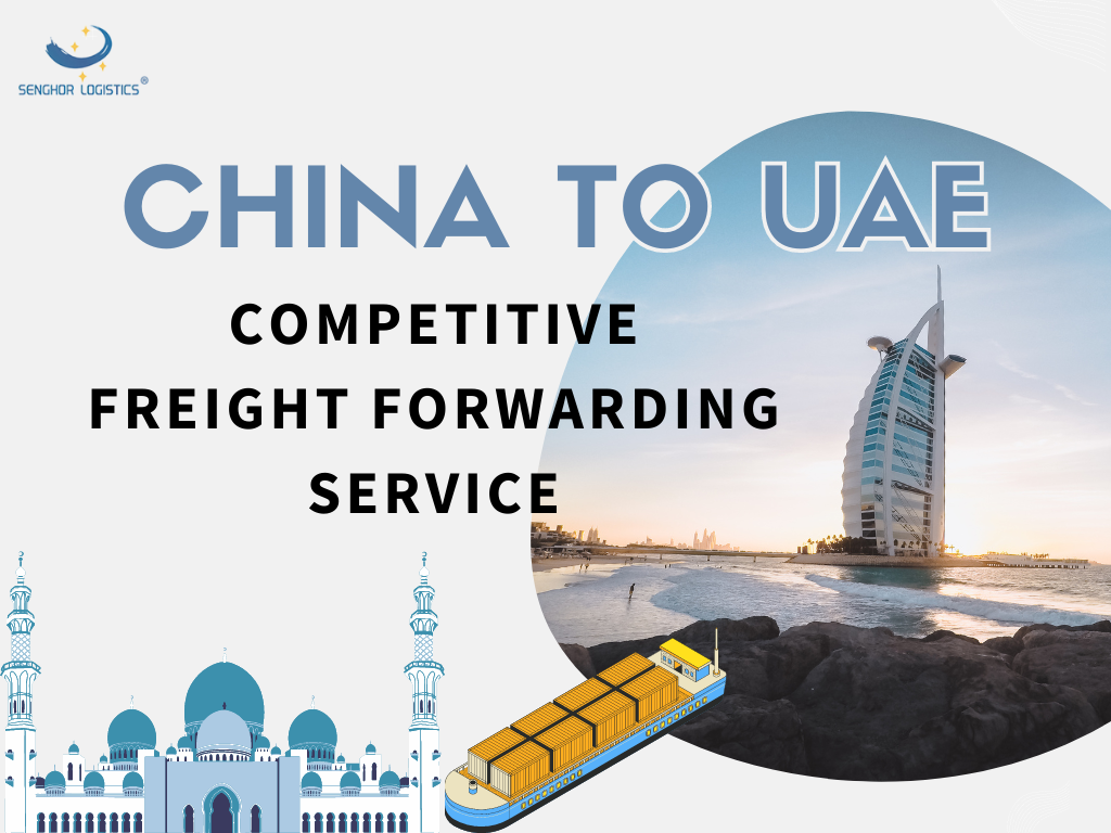 International shipping from China to Dubai UAE freight forwarding by Senghor Logistics