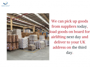 Cheap air rates China to London door to door FAST shipping services by Senghor Logistics