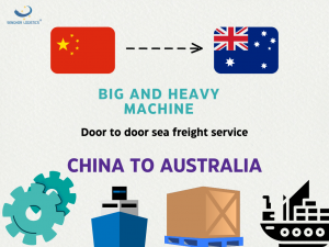 Big and heavy machine door to door sea freight ...