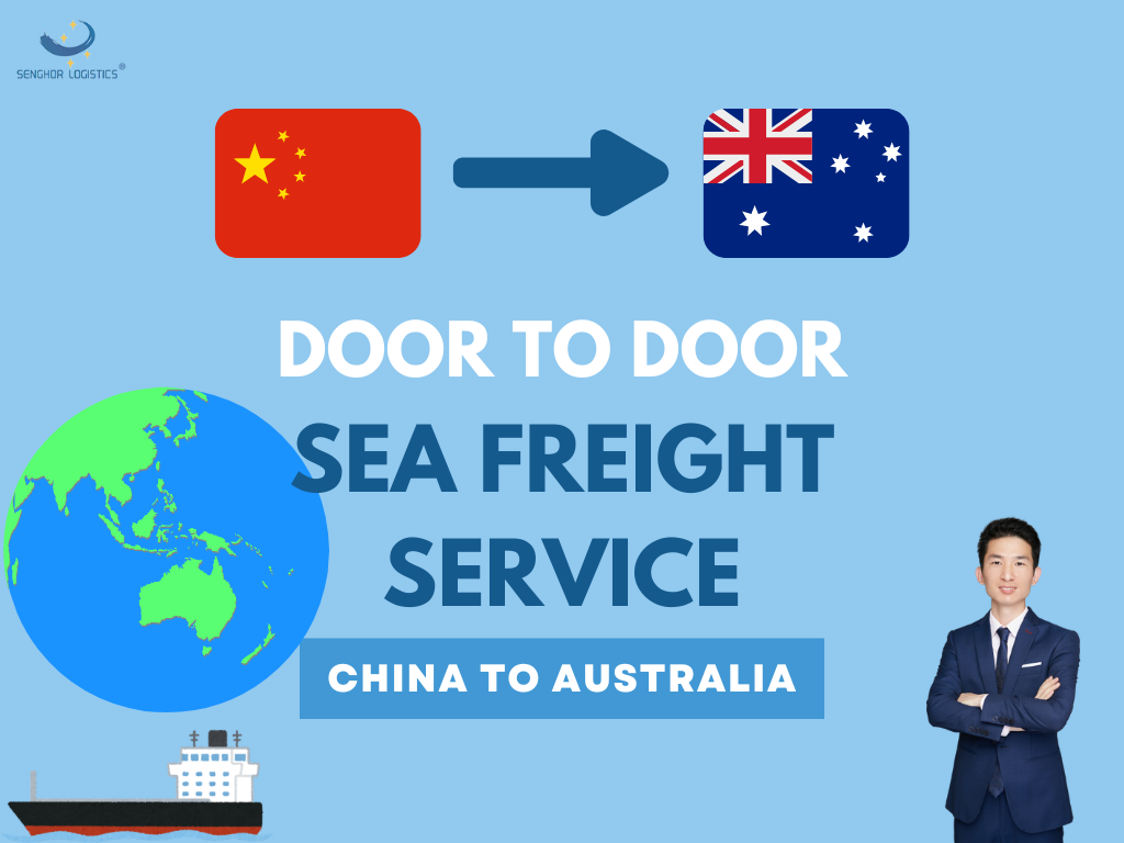 Door to door sea freight service from China to Australia freight forwarder