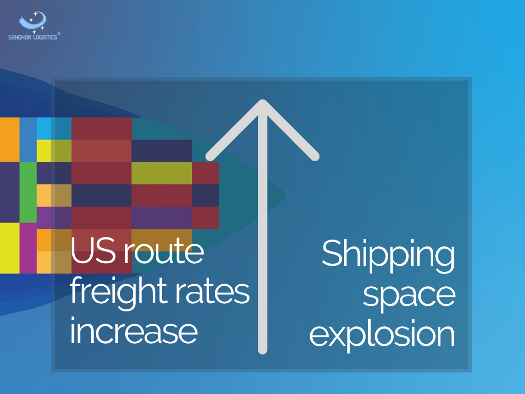 US route freight rates increase trend and reasons for capacity explosion (freight trends on other routes)