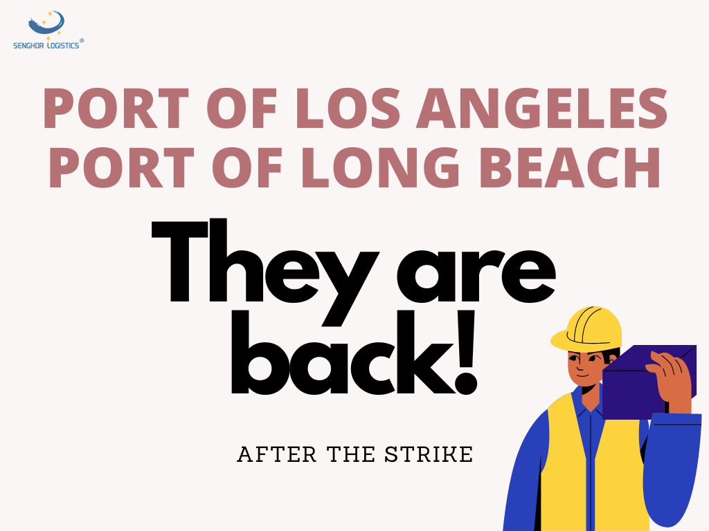 After two days of continuous strikes, the workers in the West American ports are back.