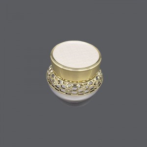 White luxury Cream Jar and Lotion Bottle Collection