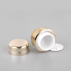 15g 30g 50g Empty Gold Gradient Cream Jars