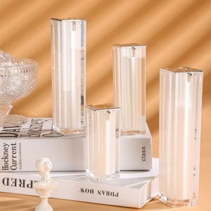 White Square Packaging Jar and Bottle collection