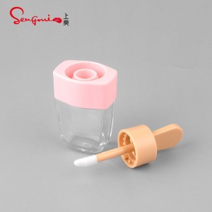 6ml Cute Empty Plastic Lip Gloss Packaging Tube