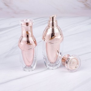 Rose Gold Luxury Acrylic Jar and Bottle Packaging